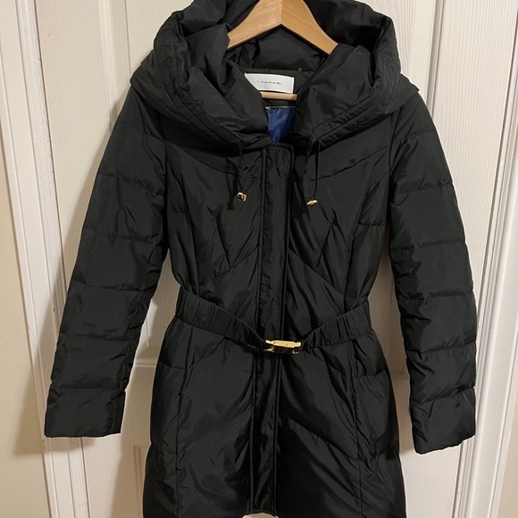 T Tahari Caroline Pillow Hood Down Puffer Jacket Size XS - Picture 9 of 13